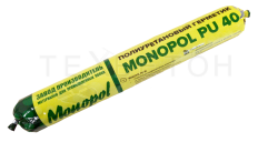 Герметик MONOPOL PU-40 полиуретановый (цвет: серый, фасовка: 600 мл)