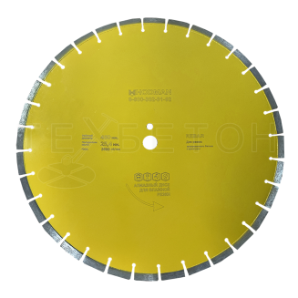 Диск/круг алмазный HODMAN Rebar 450*25,4*10 для армированного бетона и арматуры (цвет: желтый)
