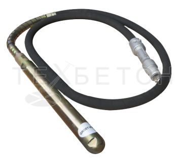 Гибкий вал с вибронаконечником 3 м/50 мм к вибратору глубинному электромеханическому GROST VGN