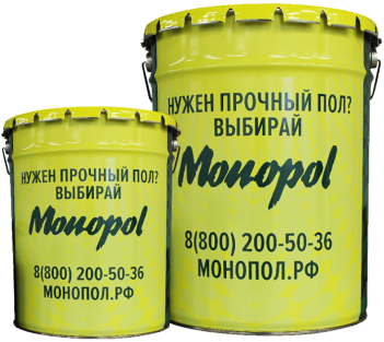 Наливной пол Monopol Epoxy 5М (цвет: цветное покрытие, фасовка: 25 кг)