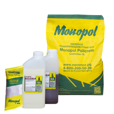 Monopol Policrete 420. Четырехкомпонентный состав для устройства наклонных и вертикальных поверхностей толщиной нанесения от 3 мм. (фасовка: 12,6 кг)