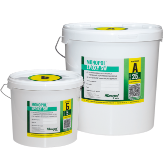 Наливной пол Monopol Epoxy 5W (цвет: цветное покрытие, фасовка: 30 кг)