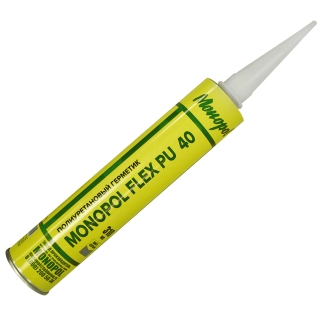 Герметик MONOPOL FLEX PU-40 полиуретановый (цвет: серый, фасовка: 310 мл)