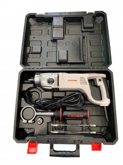 Ручная дрель Crown CT32072DH BMC для алмазного бурения с микроударом